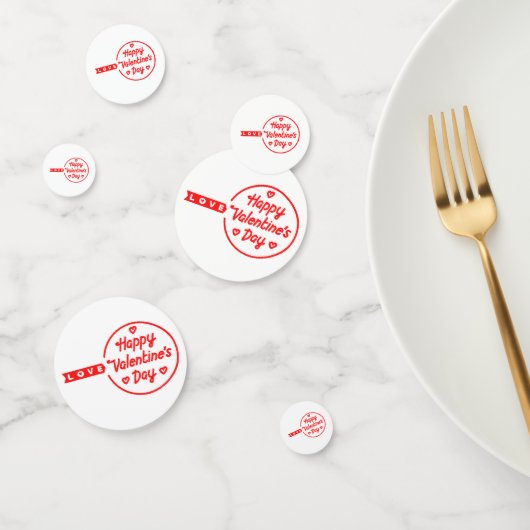 Happy Valentine's Day Love Table Confetti (Groep)