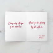 Happy Valentines Day Love Truck Kaart (Binnen)