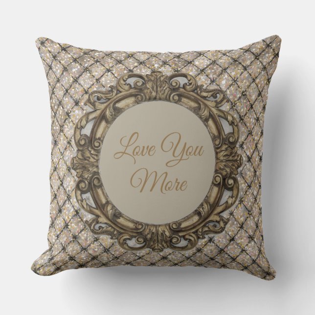 Happy Valentine's Day, Love You More, Kussen (Voorkant)