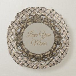 Happy Valentine's Day, Love You More, Rond Kussen