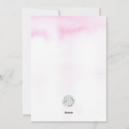 Happy Valentine's Day Love You Pink Stem Rose Feestdagenkaart (Achterkant)