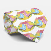 Happy Valentine's Day Lovevogels Stropdas (Opgerold)