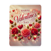 Happy Valentine's Day Magneet (Verticaal)