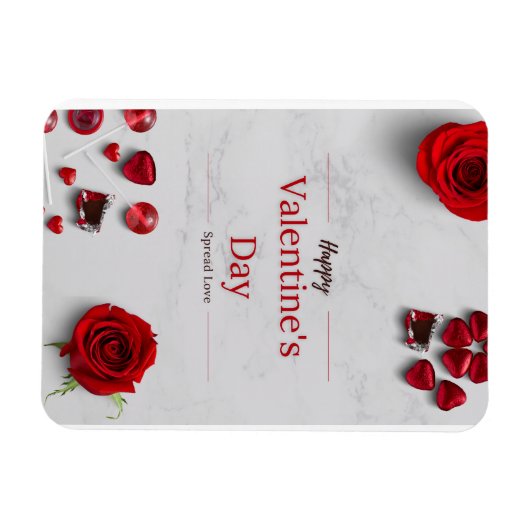 Happy Valentine's Day Magneet (Horizontaal)