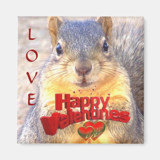 Happy Valentine's Day_ Magneet (Voorkant)