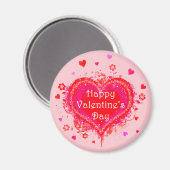 Happy Valentine's Day Magneet (Voorkant / Achterkant)