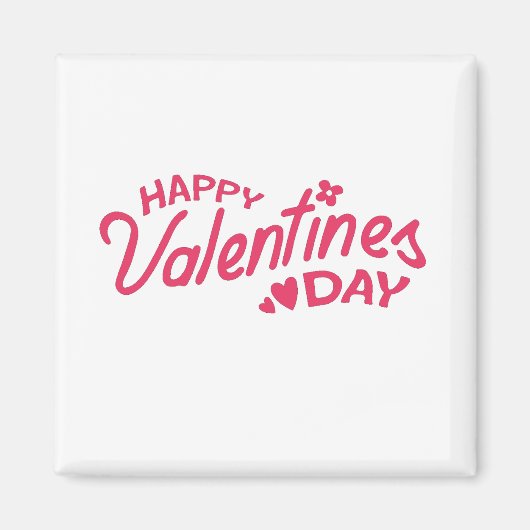 Happy Valentines Day Magneet (Voorkant)