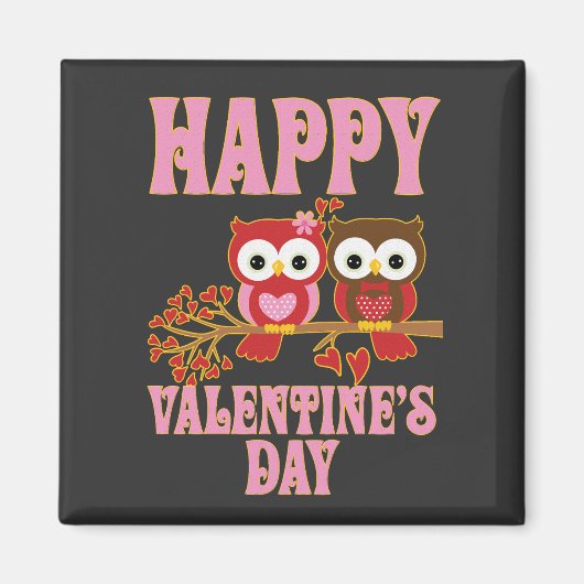 Happy Valentine's Day  Magneet (Voorkant)