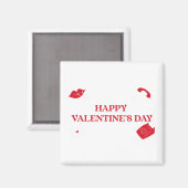 Happy Valentines Day Magneet (Voorkant / Achterkant)