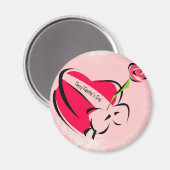 Happy Valentine's Day Magneet (Voorkant / Achterkant)