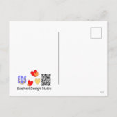 Happy Valentines Day Mail Cartoon Postcard Feestdagenkaart (Achterkant)