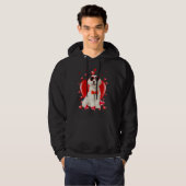 Happy Valentines Day Maltese   Dog  V Day Hoodie (Voorkant volledig)
