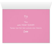 Happy Valentine's Day Mam,Dog Hearts Kaart (Binenzijde Horizontaal (Onderkant))