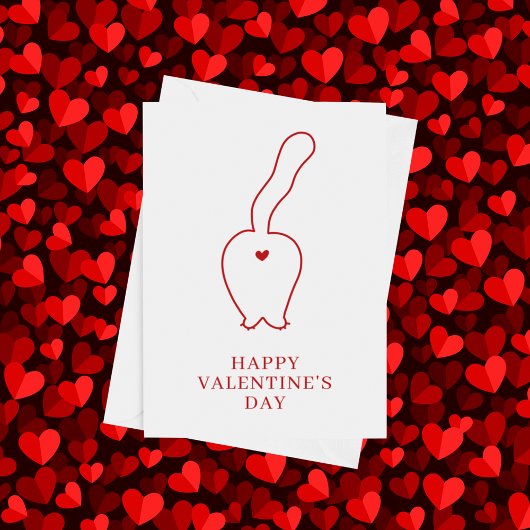 HAPPY VALENTINE'S DAY ME & My Cat Feestdagen Kaart