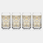 Happy Valentine's Day, Modern, Elegant Luxury  Blikvorm Glas (Rechts)