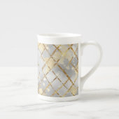 Happy Valentine's Day, Modern, Elegant Luxury Porselein Kop (Rechts)