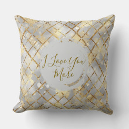 Happy Valentine's Day, Modern, Elegant Luxury Thro Kussen