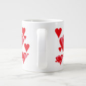 Happy Valentine's Day Moeder Jumbo Mok (Achterkant)