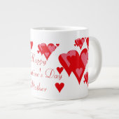 Happy Valentine's Day Moeder Jumbo Mok (Voorkant rechts)