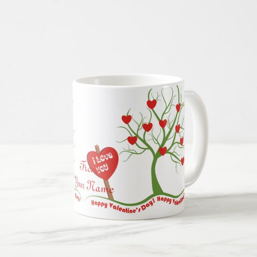 Happy Valentine's Day Mok (Voorkant rechts)