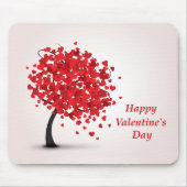 Happy Valentine's Day Mousepad Muismat (Voorkant)