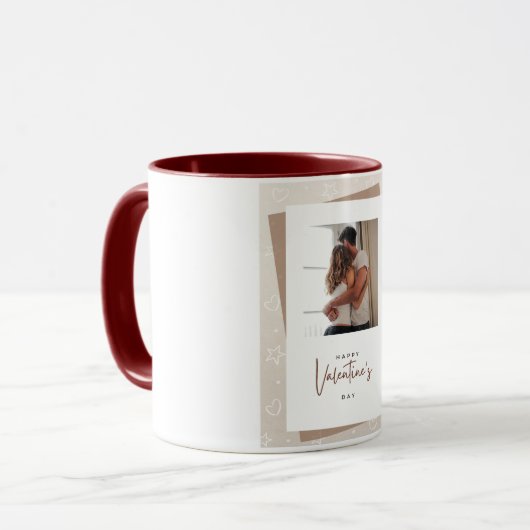 Happy Valentine's Day Mug Mok (Voorkant links)