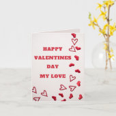 Happy Valentines Day my Love Wenskaart Kaart (Gele Bloem)