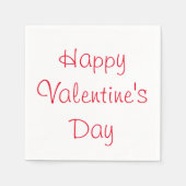 Happy Valentine's Day Napkins Servetten (Voorkant)