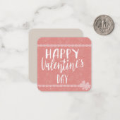 Happy Valentines Day NoteCard Notitiekaartje (Voorkant / Achterkant in situ)