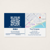 Happy Valentine's Day One Muffin Gift Voucher Kaar Visitekaartje (Achterkant)