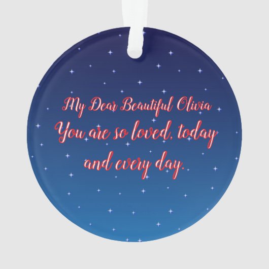 Happy Valentine's Day Ornament (achterkant)