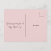 Happy Valentine's Day! Painted Brush Strokes Feestdagenkaart (Achterkant)