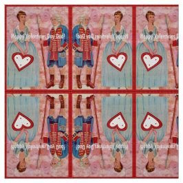 Happy Valentines Day Pap Stof