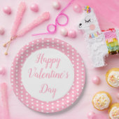 Happy Valentine's Day Paper-Bord Papieren Bordje (Feest)