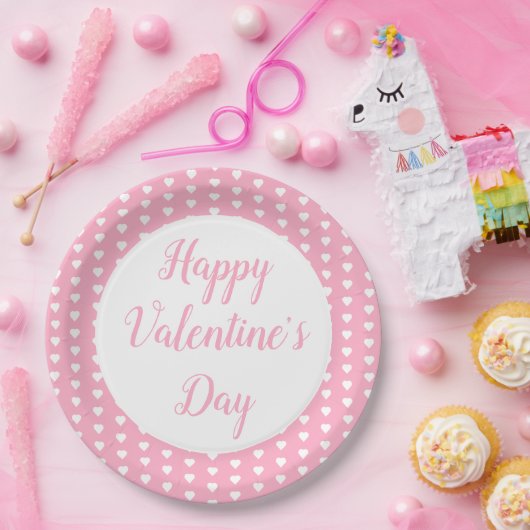 Happy Valentine's Day Paper-Bord Papieren Bordje (Feest)