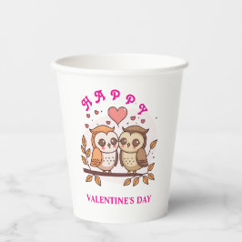 "Happy Valentine's Day Paper Coffee Cup - Perfect Papieren Bekers