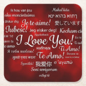 Happy Valentine's Day Paper-Onderzetter Kartonnen Onderzetters (Voorkant)