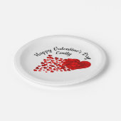 Happy Valentine's Day Papieren Bordje (Gekanteld)