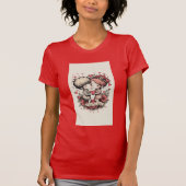 Happy Valentine's Day Personalized Gift T-shirt (Voorkant)
