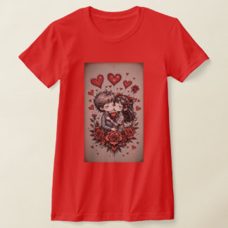 Happy Valentine's Day Personalized Gift T-shirt