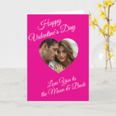 Happy Valentine's Day | Personalized Photo Kaart (Gele Bloem)