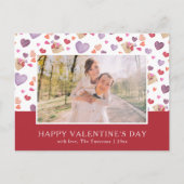 Happy Valentine's Day Photo Briefkaart (Voorkant)