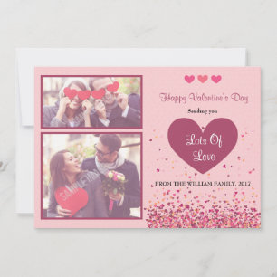 Happy Valentine's Day Photo Card Feestdagenkaart