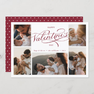 Happy Valentine's Day Photo Collage Feestdagenkaart