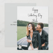 Happy Valentines Day Photo Feestdagenkaart (Voorkant / Achterkant)