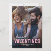 Happy Valentines Day Photo Feestdagenkaart (Voorkant)