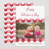 Happy Valentines Day Photo | Vast Wenskaart Feestdagenkaart (Voorkant / Achterkant)