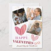 Happy Valentines Day Photocard Holiday Card Feestdagenkaart (Voorkant)