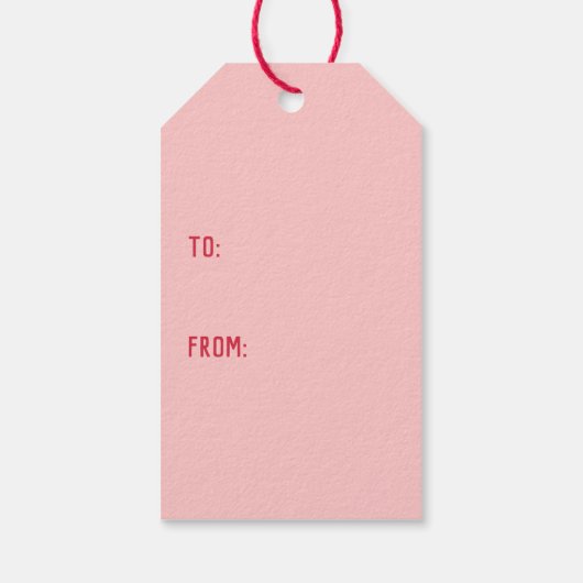 Happy Valentines Day Pickup Truck Love Dogs Cadeaulabel (Achterkant)