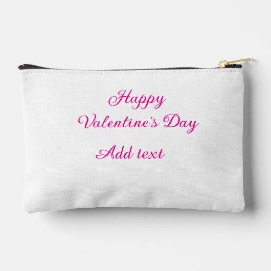 Happy Valentine's day pink text name message Etui (Achterkant)